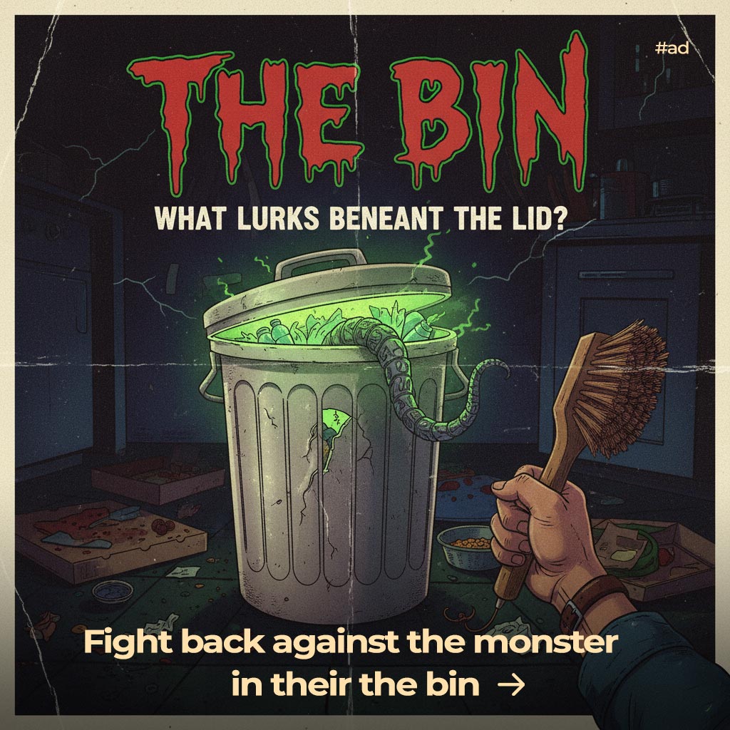Fight back against the monster in their bin Fight back against the monster in their bin